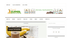 Desktop Screenshot of davessupersmoothies.com