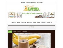 Tablet Screenshot of davessupersmoothies.com